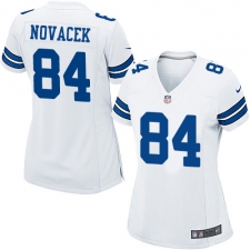 Women's Nike Dallas Cowboys #84 Jay Novacek Game White NFL Jersey