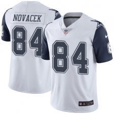 Youth Nike Dallas Cowboys #84 Jay Novacek Limited White Rush Vapor Untouchable NFL Jersey