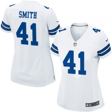 Women's Nike Dallas Cowboys #41 Keith Smith Game White NFL Jersey