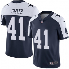 Youth Nike Dallas Cowboys #41 Keith Smith Navy Blue Throwback Alternate Vapor Untouchable Limited Player NFL Jersey