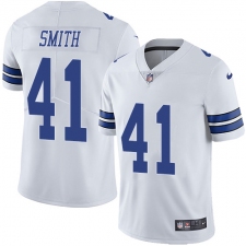 Youth Nike Dallas Cowboys #41 Keith Smith White Vapor Untouchable Limited Player NFL Jersey