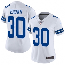 Women's Nike Dallas Cowboys #30 Anthony Brown White Vapor Untouchable Limited Player NFL Jersey