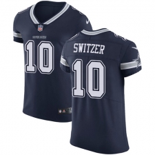 Men's Nike Dallas Cowboys #10 Ryan Switzer Navy Blue Team Color Vapor Untouchable Elite Player NFL Jersey