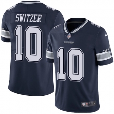 Youth Nike Dallas Cowboys #10 Ryan Switzer Navy Blue Team Color Vapor Untouchable Limited Player NFL Jersey