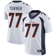 Youth Nike Denver Broncos #77 Billy Turner Elite White NFL Jersey