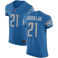 Men's Nike Detroit Lions #21 Ameer Abdullah Light Blue Team Color Vapor Untouchable Elite Player NFL Jersey