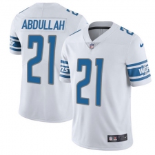 Men's Nike Detroit Lions #21 Ameer Abdullah Limited White Vapor Untouchable NFL Jersey