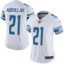 Women's Nike Detroit Lions #21 Ameer Abdullah Elite White NFL Jersey