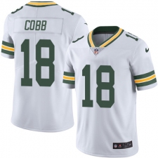 Youth Nike Green Bay Packers #18 Randall Cobb Elite White NFL Jersey