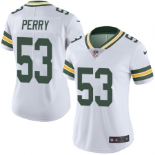 Women's Nike Green Bay Packers #53 Nick Perry White Vapor Untouchable Limited Player NFL Jersey