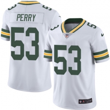 Youth Nike Green Bay Packers #53 Nick Perry White Vapor Untouchable Limited Player NFL Jersey