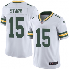 Youth Nike Green Bay Packers #15 Bart Starr Elite White NFL Jersey