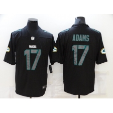 Men's Green Bay Packers #17 Davante Adams Black Nike Limited Jersey