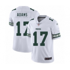 Men's Green Bay Packers #17 Davante Adams Limited White Team Logo Fashion Limited Football Jersey