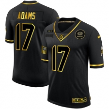 Men's Green Bay Packers #17 Davante Adams Olive Gold Nike 2020 Salute To Service Limited Jersey