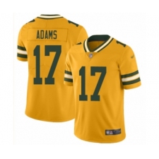 Youth Green Bay Packers #17 Davante Adams Limited Gold Inverted Legend Football Jersey