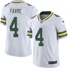 Youth Nike Green Bay Packers #4 Brett Favre Elite White NFL Jersey