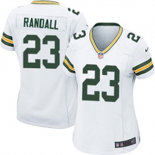 Women's Nike Green Bay Packers #23 Damarious Randall Game White NFL Jersey