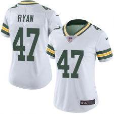 Women's Nike Green Bay Packers #47 Jake Ryan Elite White NFL Jersey