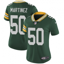 Women's Nike Green Bay Packers #50 Blake Martinez Elite Green Team Color NFL Jersey