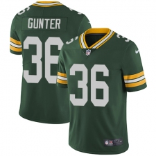 Men's Nike Green Bay Packers #36 LaDarius Gunter Green Team Color Vapor Untouchable Limited Player NFL Jersey