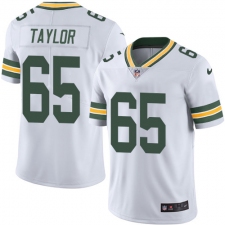 Youth Nike Green Bay Packers #65 Lane Taylor Elite White NFL Jersey