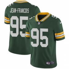 Men's Nike Green Bay Packers #95 Ricky Jean-Francois Green Team Color Vapor Untouchable Limited Player NFL Jersey