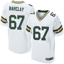 Men's Nike Green Bay Packers #67 Don Barclay Elite White NFL Jersey