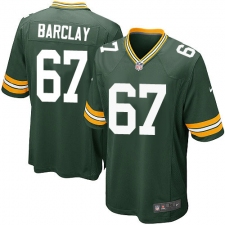 Men's Nike Green Bay Packers #67 Don Barclay Game Green Team Color NFL Jersey