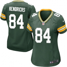 Women's Nike Green Bay Packers #84 Lance Kendricks Game Green Team Color NFL Jersey