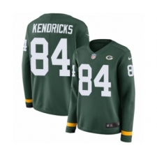 Women's Nike Green Bay Packers #84 Lance Kendricks Limited Green Therma Long Sleeve NFL Jersey
