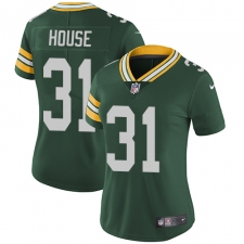 Women's Nike Green Bay Packers #31 Davon House Elite Green Team Color NFL Jersey