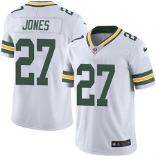 Youth Nike Green Bay Packers #27 Josh Jones Elite White NFL Jersey