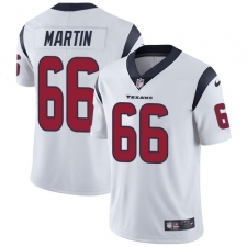 Youth Nike Houston Texans #66 Nick Martin Elite White NFL Jersey