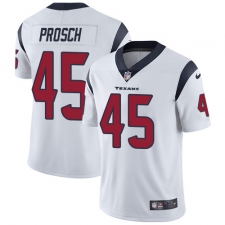 Men's Nike Houston Texans #45 Jay Prosch Limited White Vapor Untouchable NFL Jersey