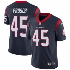 Youth Nike Houston Texans #45 Jay Prosch Limited Navy Blue Team Color Vapor Untouchable NFL Jersey