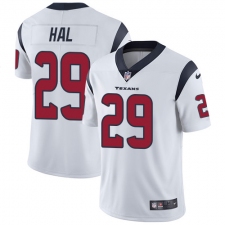 Men's Nike Houston Texans #29 Andre Hal Limited White Vapor Untouchable NFL Jersey