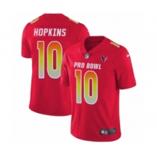 Men's Nike Houston Texans #10 DeAndre Hopkins Limited Red AFC 2019 Pro Bowl NFL Jersey