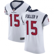 Men's Nike Houston Texans #15 Will Fuller V White Vapor Untouchable Elite Player NFL Jersey