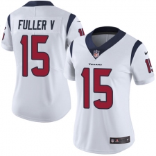 Women's Nike Houston Texans #15 Will Fuller V Elite White NFL Jersey