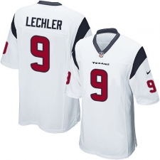 Men's Nike Houston Texans #9 Shane Lechler Game White NFL Jersey