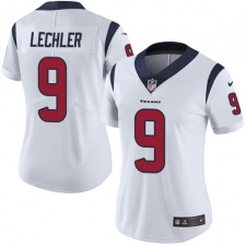 Women's Nike Houston Texans #9 Shane Lechler Elite White NFL Jersey
