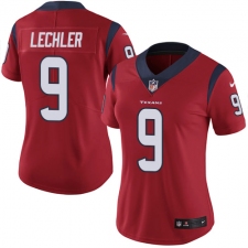 Women's Nike Houston Texans #9 Shane Lechler Limited Red Alternate Vapor Untouchable NFL Jersey