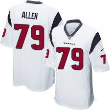 Men's Nike Houston Texans #79 Jeff Allen Game White NFL Jersey