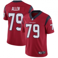 Men's Nike Houston Texans #79 Jeff Allen Limited Red Alternate Vapor Untouchable NFL Jersey