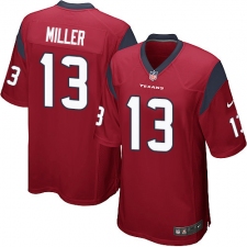 Men's Nike Houston Texans #13 Braxton Miller Game Red Alternate NFL Jersey