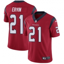Men's Nike Houston Texans #21 Tyler Ervin Red Alternate Vapor Untouchable Limited Player NFL Jersey