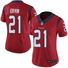 Women's Nike Houston Texans #21 Tyler Ervin Red Alternate Vapor Untouchable Limited Player NFL Jersey
