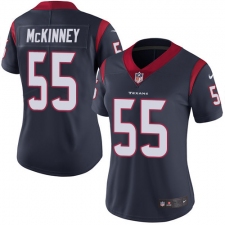 Women's Nike Houston Texans #55 Benardrick McKinney Elite Navy Blue Team Color NFL Jersey