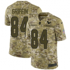 Men's Nike Houston Texans #84 Ryan Griffin Limited Camo 2018 Salute to Service NFL Jersey